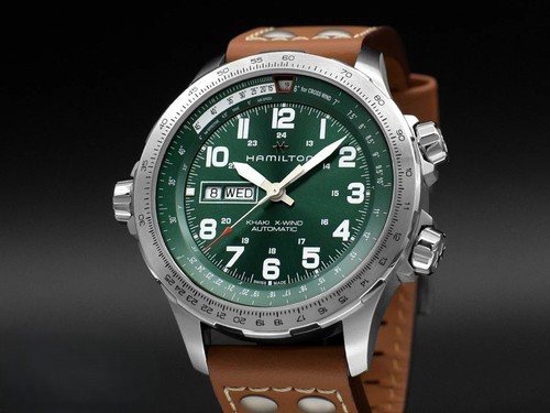Hamilton khaki aviation wind - aviation, x-wind