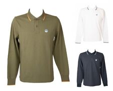 SG Polo uomo NORTH SAILS maglietta manica lunga con colletto e bottoni articolo 