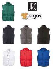 JRC Gilet SPAIN Smanicato in Cotone Imbottito Multitasche Foderato Lavoro Uomo