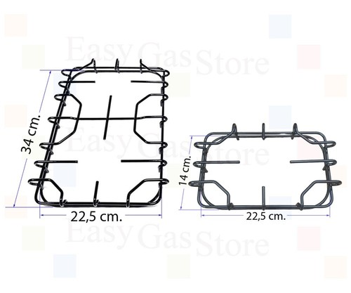 Star coppia griglie smaltate - star,