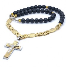 Collana Uomo Nero Onice