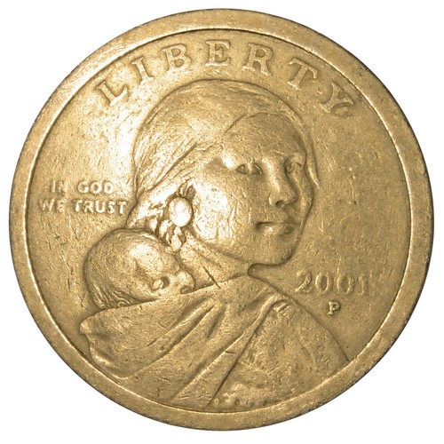 2001 sacagawea moneta un - moneta, da