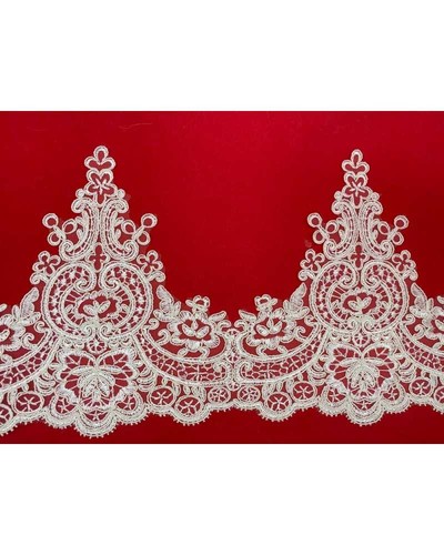 Passamaneria tulle pizzo - 50, cm