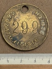 Ferrara  CALZATURIFICIO ZENITH Edgardo Buzzoni - Gettone Badge Marcatempo
