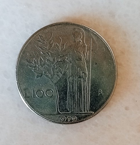 Moneta 100 lire italia anno - lire,