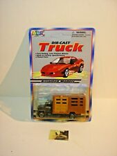 Blister  Welly serie Die-cast Truck Trasporto Bestiame lunga cm 7,5