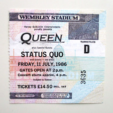Queen Wembley Stadium 1986