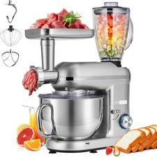 Frullatore con supporto per alimenti 3in1 6Qt 650W 6 velocità tritacarne frullatore succo certificato ETL
