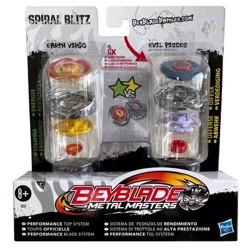 Beyblade spiral blitz hasbro - beyblade,
