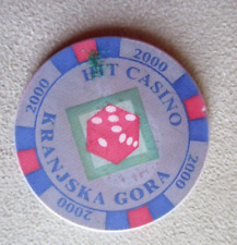 CHIP - FISH  - CASINO - POKER  COME DA FOTO  KRANJSKA GORA HIT CASINO