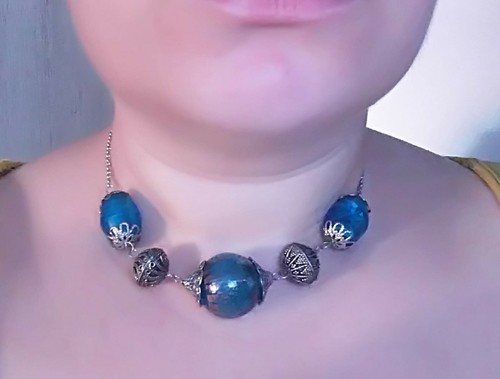 Collana vetro soffiato - vetro,