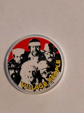Village People pulsanti musicali rotondi in PLASTICA pulsante vintage