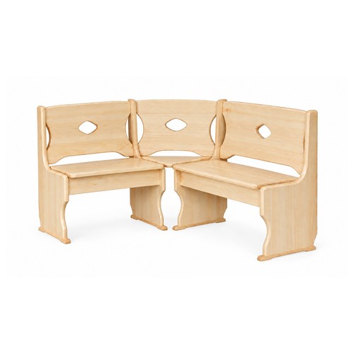 Panca angolare legno - in,