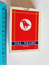 CARTE DA GIOCO DAL NEGRO POKER PLASTICATE SAN SIRO ORIGINAL PLAYING CARDS NEW