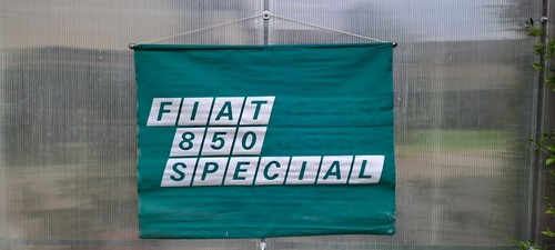 Fiat bandiera stendardo 850 - fiat,