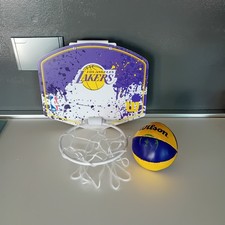 mini canestro con tabellone da