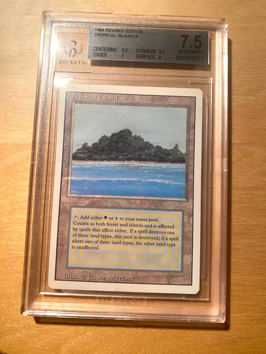 Mtg tropical island - island, revised