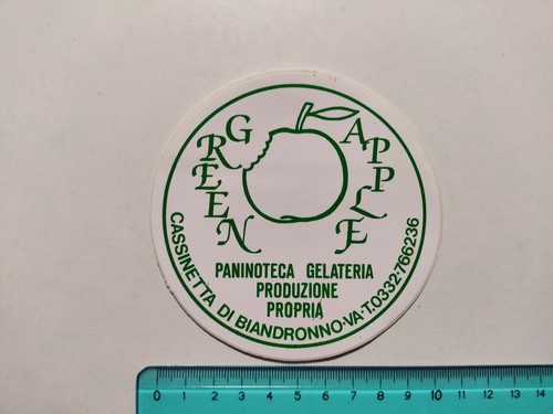 Adesivo paninoteca green apple - paninoteca,