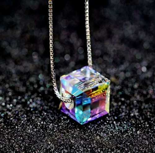 Collana cubo catena donna - catena, da