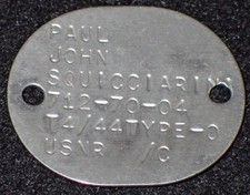 WW2 USN Disco ID Personale