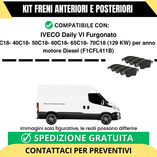 Pastiglie freno ant post - freno,