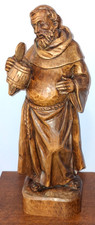 Statua in legno scolpito