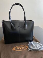 Borsa originale Tod's in pelle nera. Condizioni pari al nuovo.