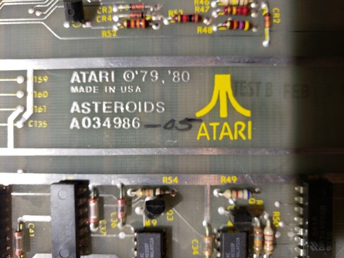 Scheda pcb arcade - scheda, asteroids