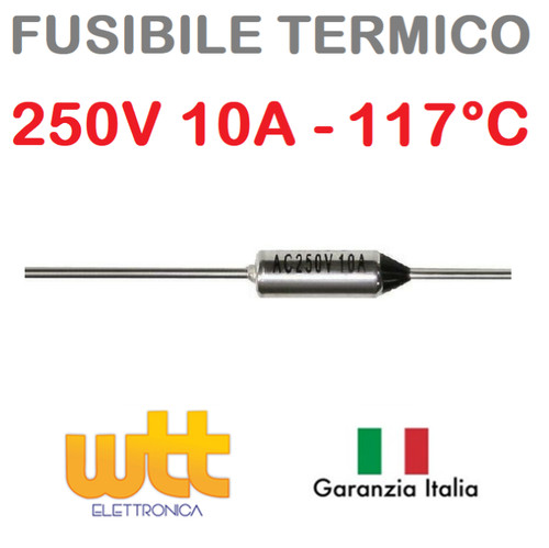 Fusibile termico assiale
