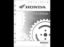 MANUALE OFFICINA HONDA Forza