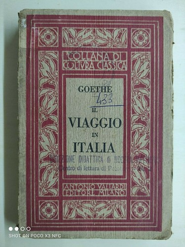 Volfango goethe il viaggio - -,