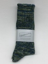 Calze nuove Anonymous Ism 5 colori Crew Mix muschio taglia unica 27-29 cm uomo UK 8-11