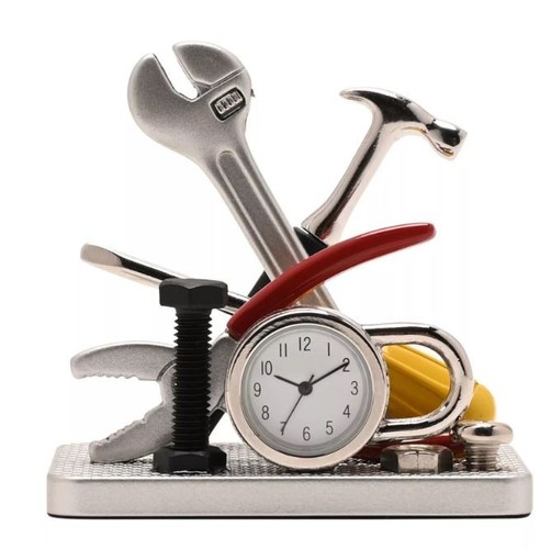 Miniature clock tool box tools - clock,