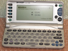 Vintage computer SHARP ZQ-700M Electronic Organizer ricambi con cavo porta COM