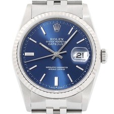 Rolex Datejust Blue Dial 18K
