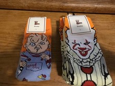 Chucky & IT Clown Horror Socks