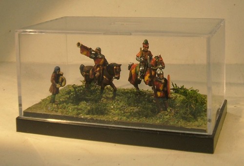 Mini diorama medieval knights - diorama,