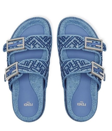 Sandali fendi denim - sandali,