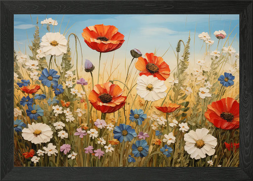 Quadro dipinto campo - , e