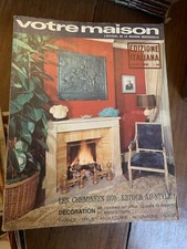 VOTRE MAISON ED ITALIANA CASA ARREDO DESIGN VINTAGE N°131 1969 CAMINI 