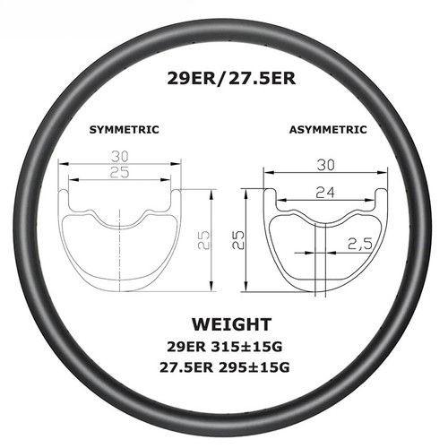 Cerchio carbonio 29er 650b - 29er,