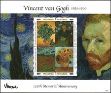 GAMBIA 2015 Foglio francobolli