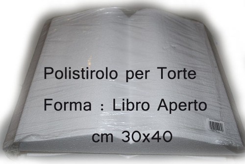 Libro polistirolo aperto - in,