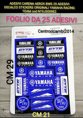 Adesivi carena aerox bws - bws, 25