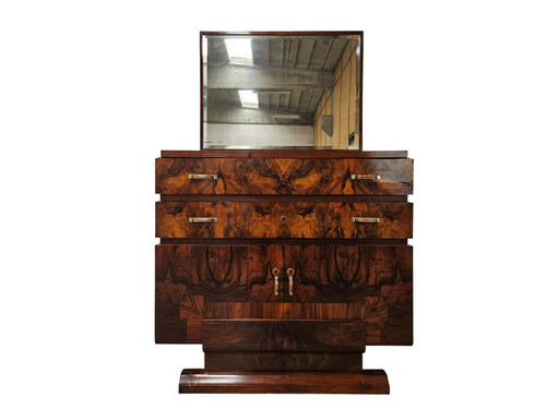 Credenza noce art decò - credenza, in