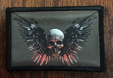The Expendables Morale Patch Tattico Militare USA Gancio Distintivo Bandiera Esercito