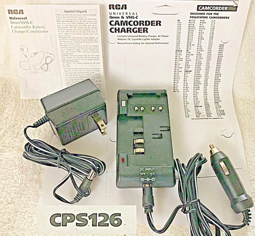Caricabatteria videocamera rca - caricabatteria,