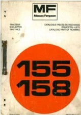 TRATTORE MASSY FERGUSON 155 & 158 PARTI MANUALE - MF155 MF158