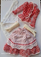 #1055 Barbie Outfit Country Music 1972 Originale Completo In ottimo stato. Japan