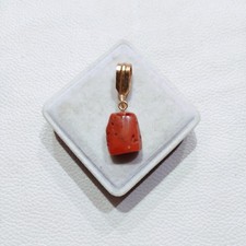 Ciondolo corallo vintage Italia ciondolo corallo naturale pietra preziosa...